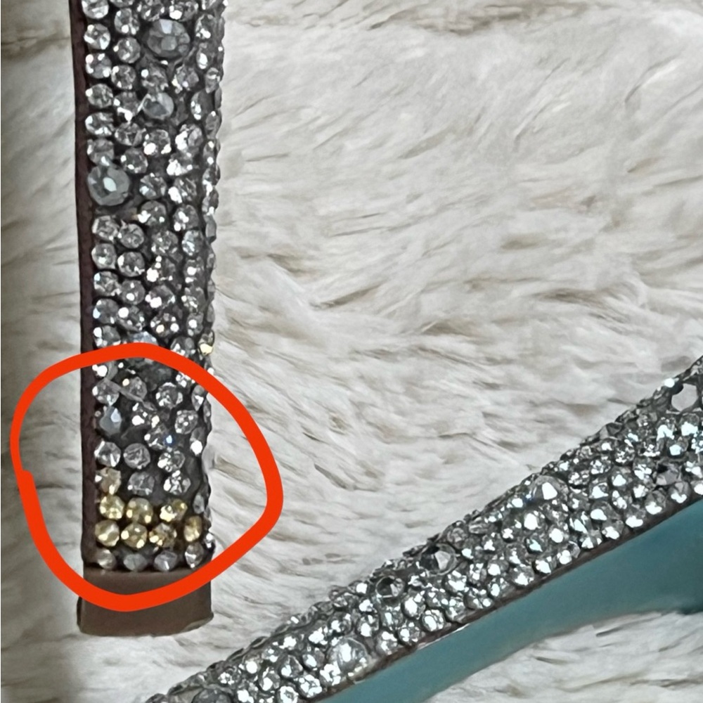 W7.5 Betsey Johnson Rhinestone Stilettos - Picture 9 of 14